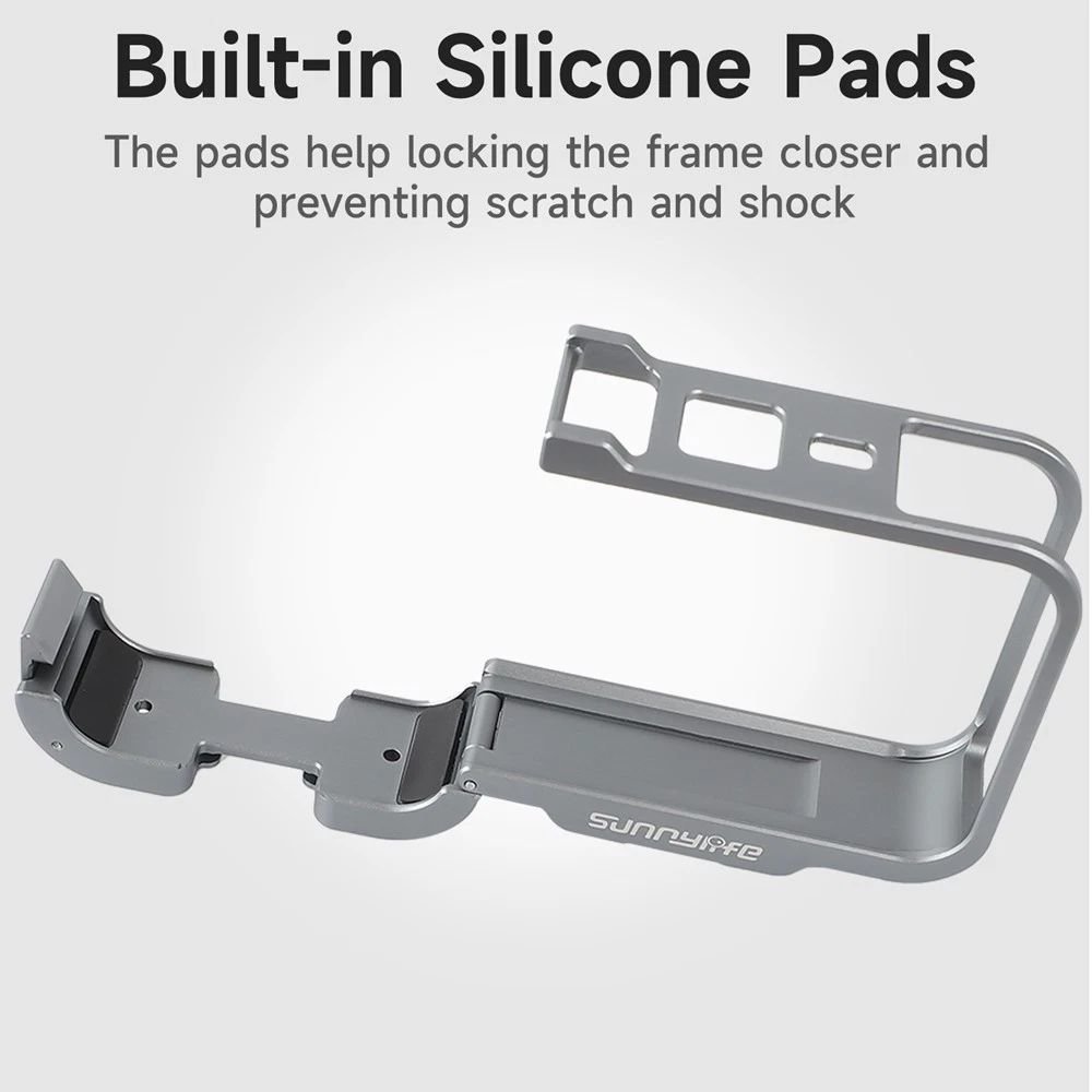 Sunnylife Aluminum Housing with Cold Shoe & Magnetic Mount for Osmo 360