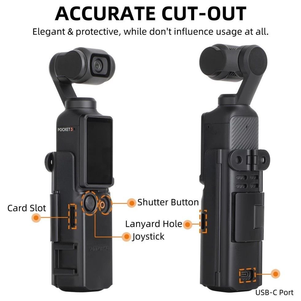 Sunnylife Adapter Frame Housing for DJI Osmo Pocket 3