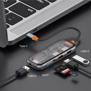 WiWU Cyber Series 5 in 1 USB Type-C Hub - Image 3
