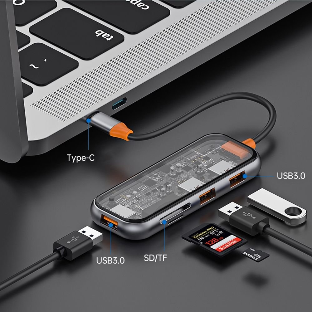 WiWU Cyber Series 5 in 1 USB Type-C Hub