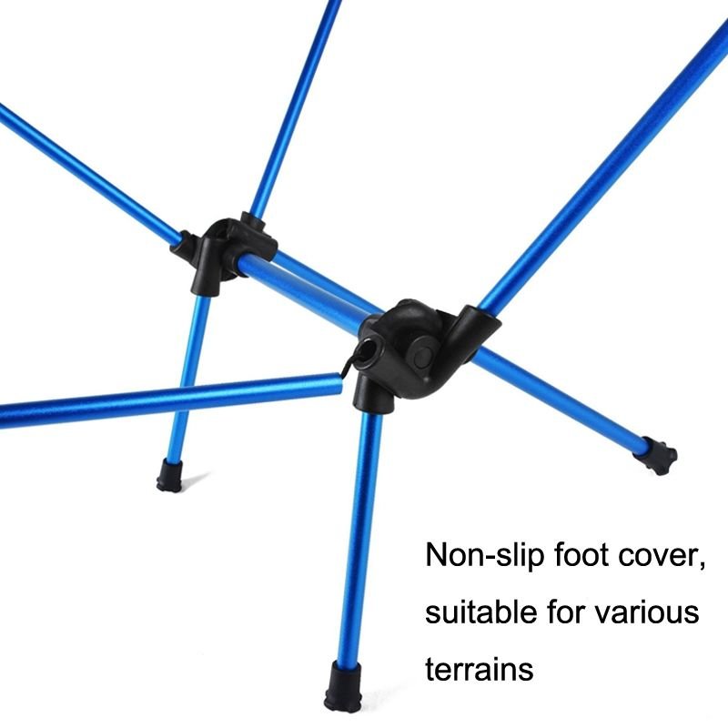 Feather-Light Camping Chair (Aircraft Grade Anodized Aluminum Frame) Blue