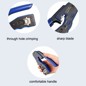 RJ45 Crimping Tool For Pass-Through Connector Combo - Image 3