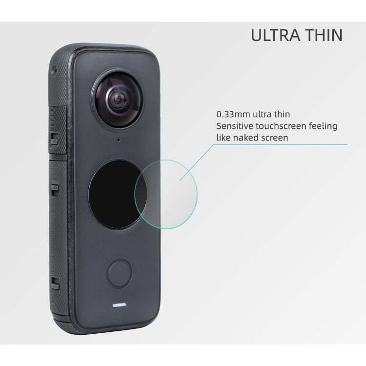 2x SunnyLife Tempered Glass Protectors for Insta360 One