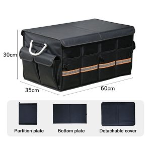 66L Waterproof Foldable Non-Slip Car Boot Organiser - Image 3