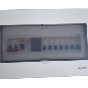 Raytric 12 Way Din Populated Flush PVC Distribution Box ( Metal Base ) - Image 3
