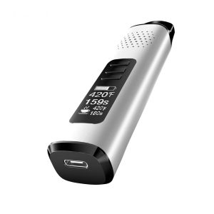 Anlerr HerbPod SILVER - Mini Dry Herb Vaporizer with OLED Display - Image 3