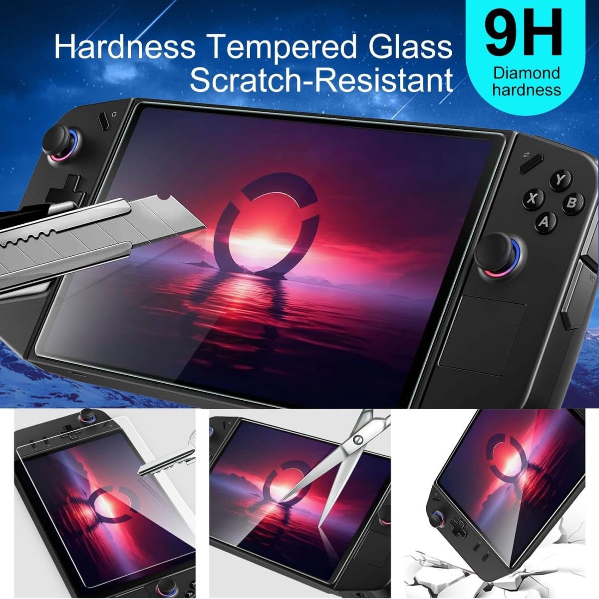 [2 Pack] Screen ProtectorTempered Glass HD for Lenovo Legion Go (8.8" 2023) - Image 3