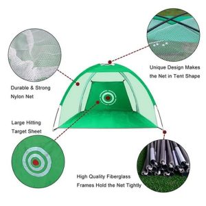 Portable Golf Practice Net 200 cm x 140 cm with Carry Bag - Image 3