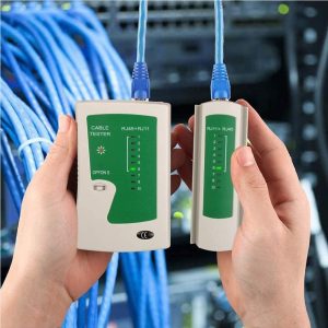 RJ45 Network Crimping Tool Set with Pass-through Crimper & Connectors - Image 3