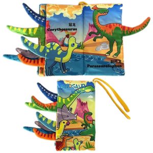 Premium Soft Cloth Baby Book - Dinosaur World - 6 Page - Image 3