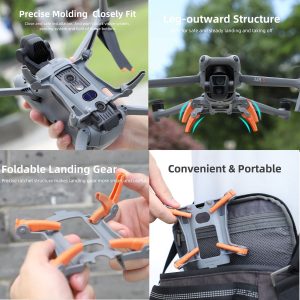 SunnyLife Spider Landing Gear for DJI Air 3 - Grey - Image 4