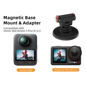 Sunnylife Quick-Release Magnetic Base compatible DJI Osmo 360 / Action 5Pro - Image 4