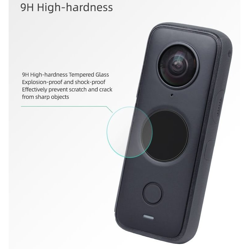2x SunnyLife Tempered Glass Protectors for Insta360 One