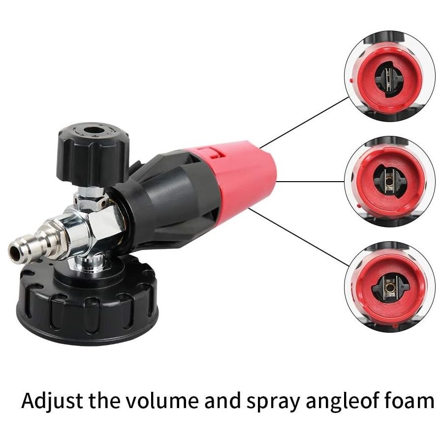 High-Pressure Washer Spray Gun + Foam Cannon Kit for Kärcher - 5 Nozzles