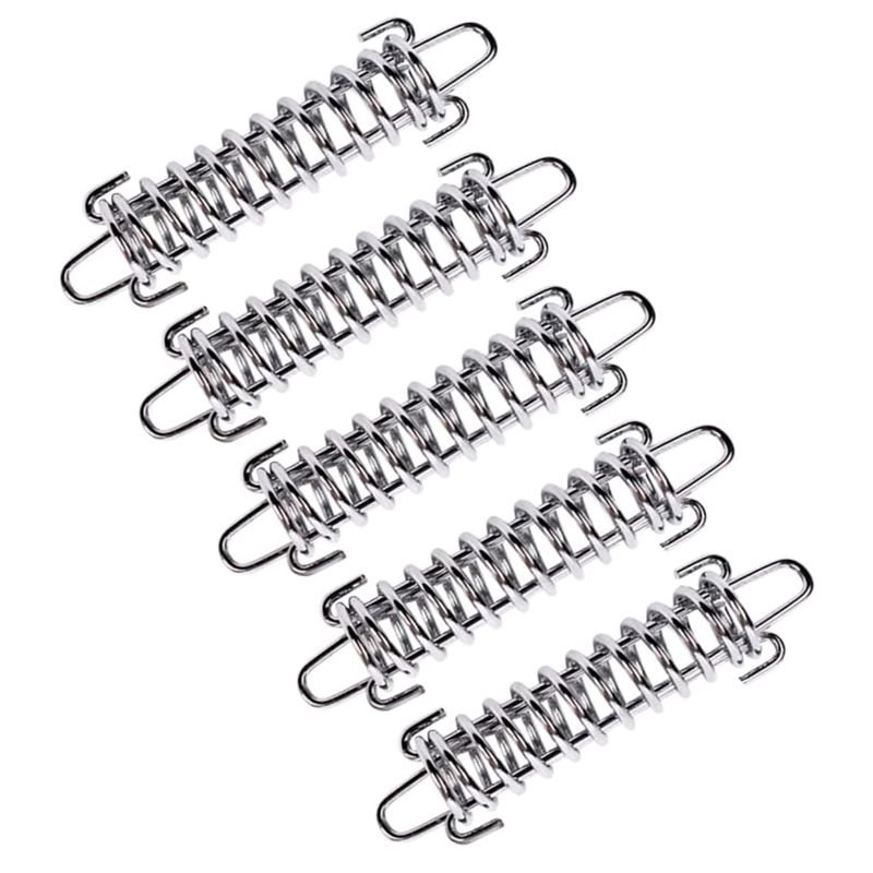 4-Pack Reflective Tie-Down Rope Kit with Shock Springs & Carabiners