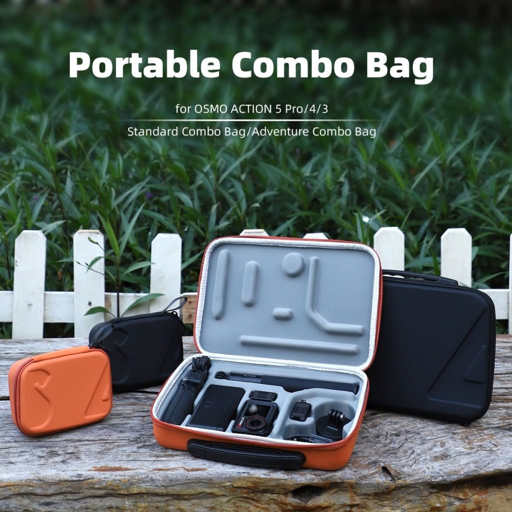SunnyLife Hard Carry Case for DJI Osmo Action 5 Pro / 4 / 3 - Black