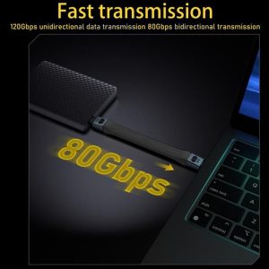 USB4 2.0 Type C - 240W Fast Charging | 80Gbps Data Transfer | 8K@60Hz Video - Image 4