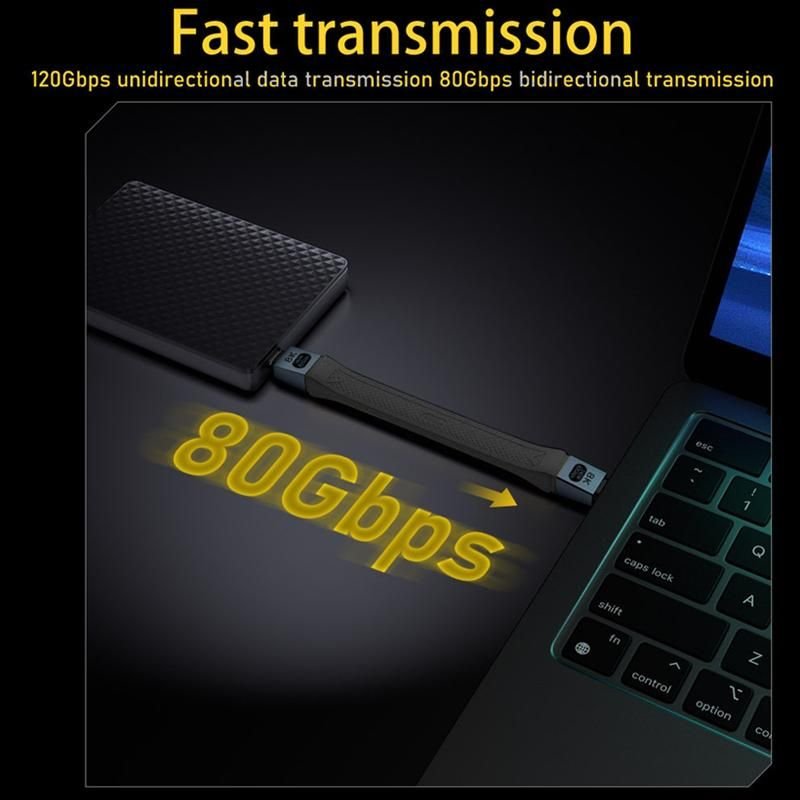 USB4 2.0 Type C - 240W Fast Charging | 80Gbps Data Transfer | 8K@60Hz Video
