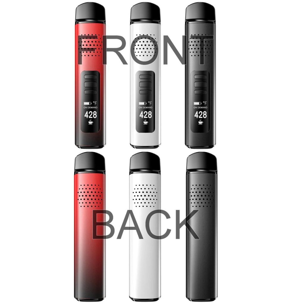 Anlerr HerbPod RED - Mini Dry Herb Vaporizer with OLED Display