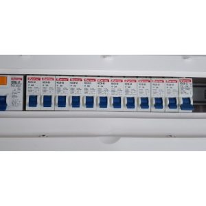 Raytric 18-Way Din Populated Flush Distribution Box| Metal Base | - Image 4