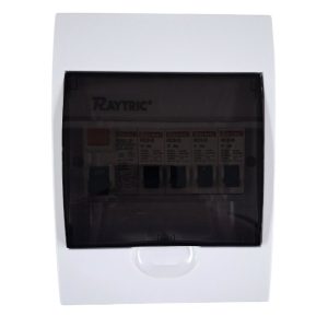 Raytric 6-Way DIN Populated Surface PVC Distribution Board Box - Image 4