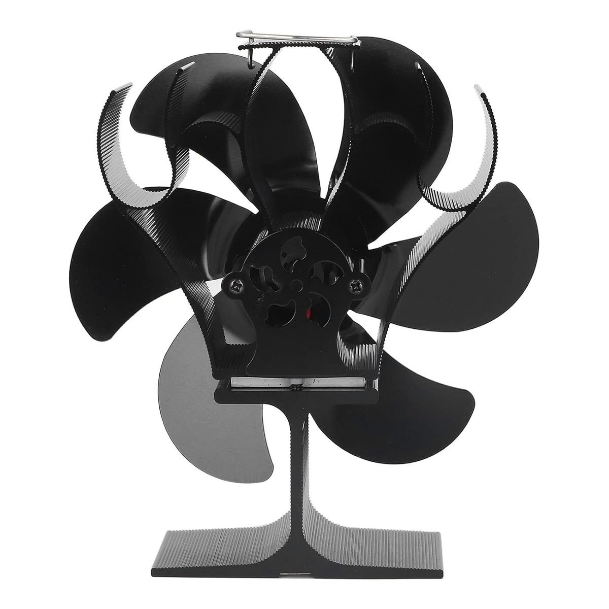 6 Blade Thermal Fan with Ribbed Body for Closed Combustion Fireplaces - Image 4