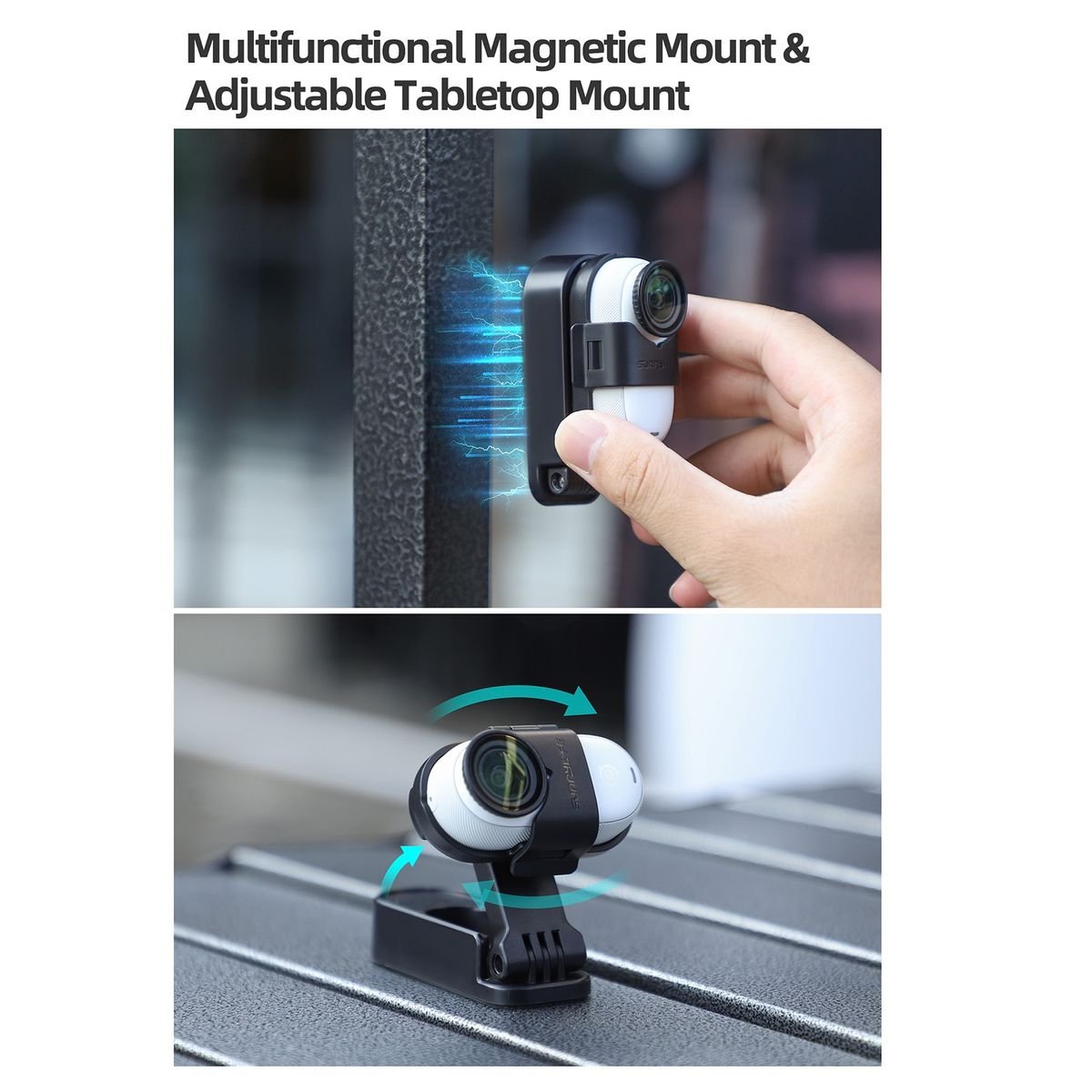 Sunnylife Multifunctional Magnetic Mount for Insta360 GO 3/3S - Image 4