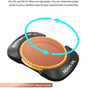 4pc SunnyLife ND/PL Filter Set Compatible with DJI Osmo Pocket 3 - Image 4
