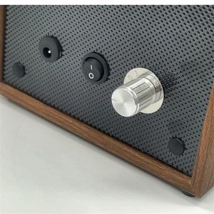 USB Powered Single Watch Winder with Glass Door-LED Backlit (Walnut Finish) - Image 4