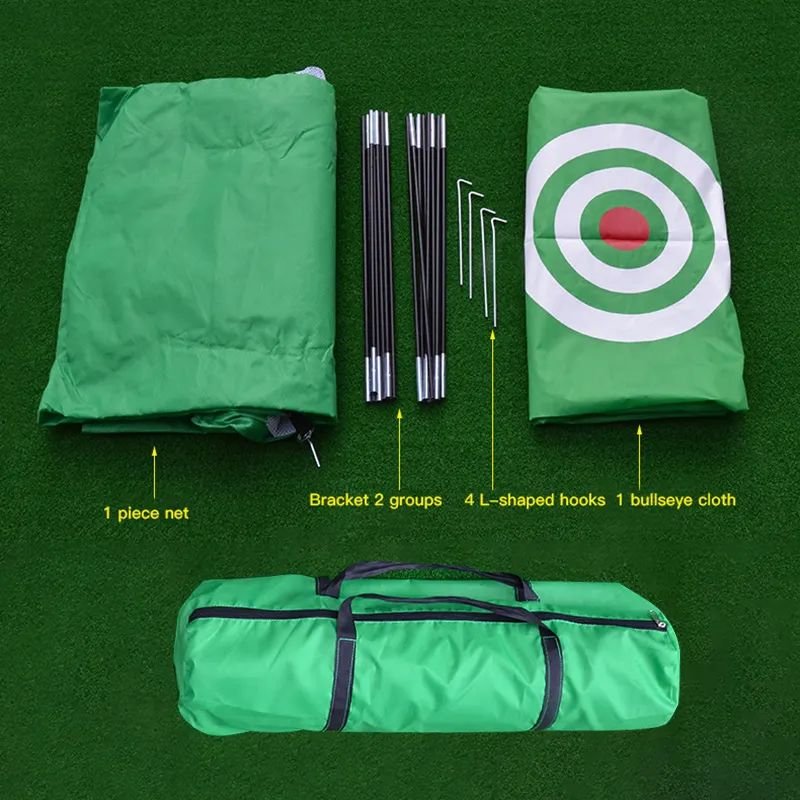 Portable Golf Practice Net 200 cm x 140 cm with Carry Bag
