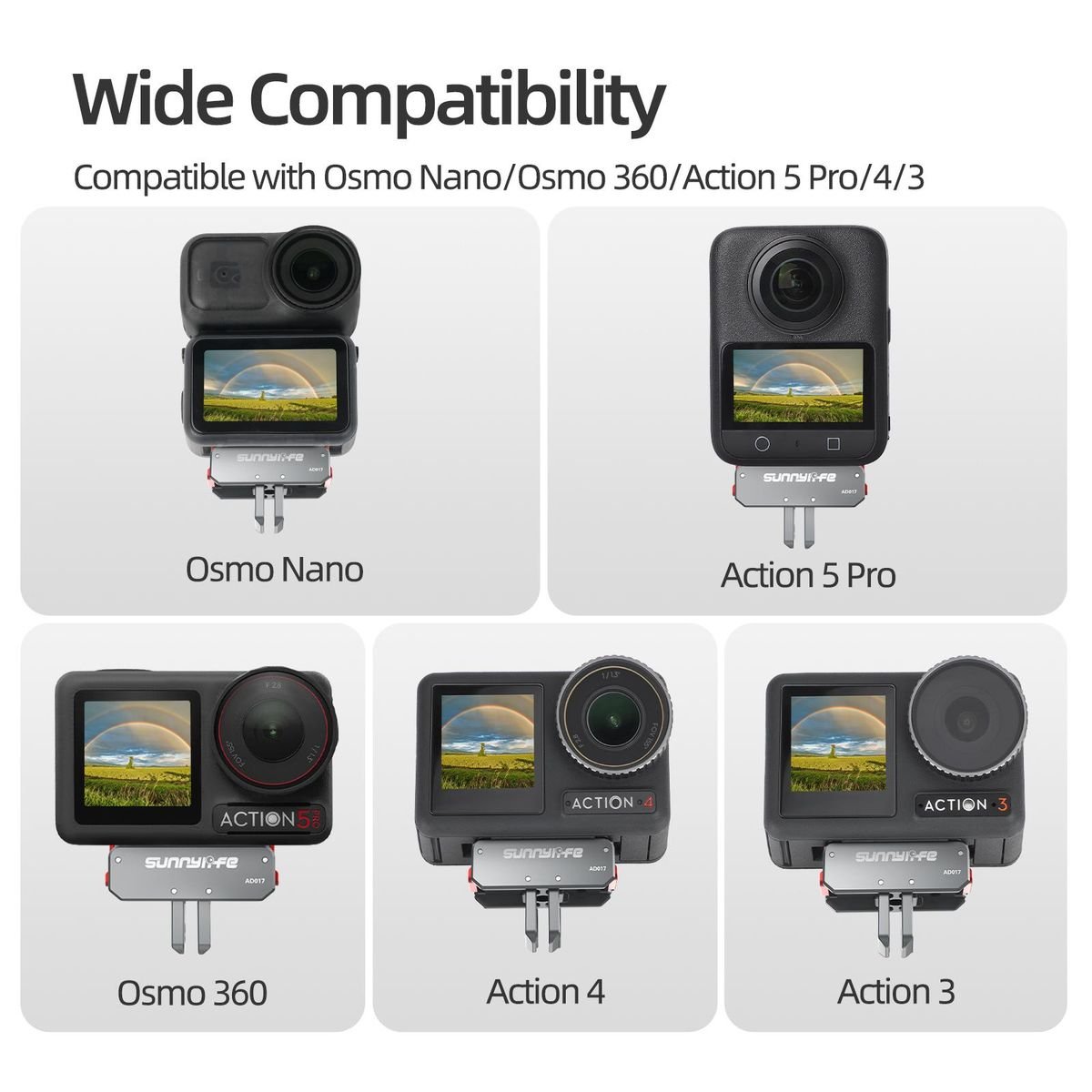 Sunnylife Magnetic Quick-Release Adapter Compatible with Action 5 Pro - Image 4