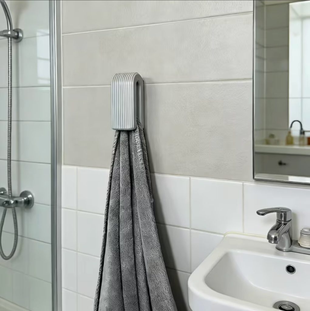 Auto-Locking Towel Rack - Gravity Wall-Mounted Towel Holder