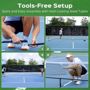 Niupipo - Portable Pickleball Net with Carry Bag - Image 5