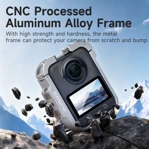 Sunnylife Aluminum Housing with Cold Shoe & Magnetic Mount for Osmo 360 - Image 5