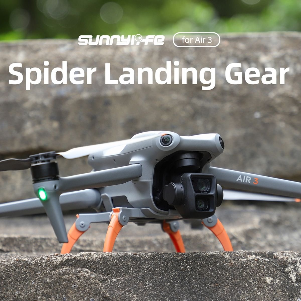 SunnyLife Spider Landing Gear for DJI Air 3 - Grey - Image 5