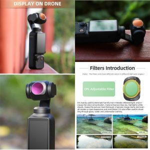 6pc SunnyLife ND Filter Set for DJI Osmo Pocket 3 - Image 5