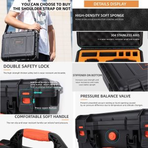 SunnyLife ABS Hard Shell Waterproof Case for DJI Mini 4 Pro - Image 5