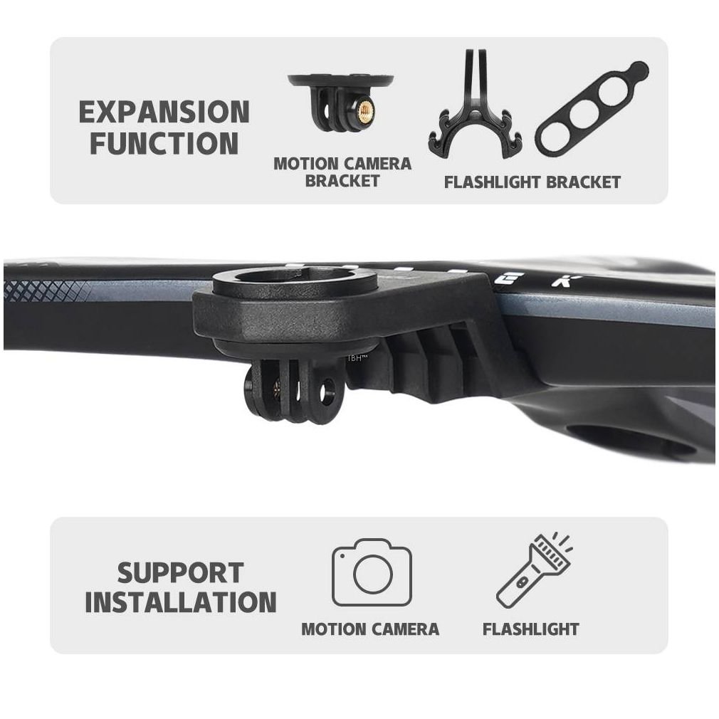 TOSEEK TR5500 Carbon FULLY Integrated Road Bar - 440mm Wide - 90mm Stem