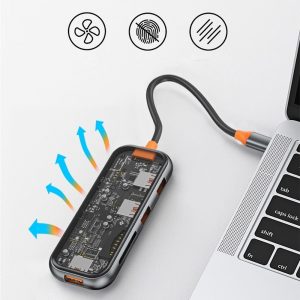 WiWU Cyber Series 5 in 1 USB Type-C Hub - Image 5