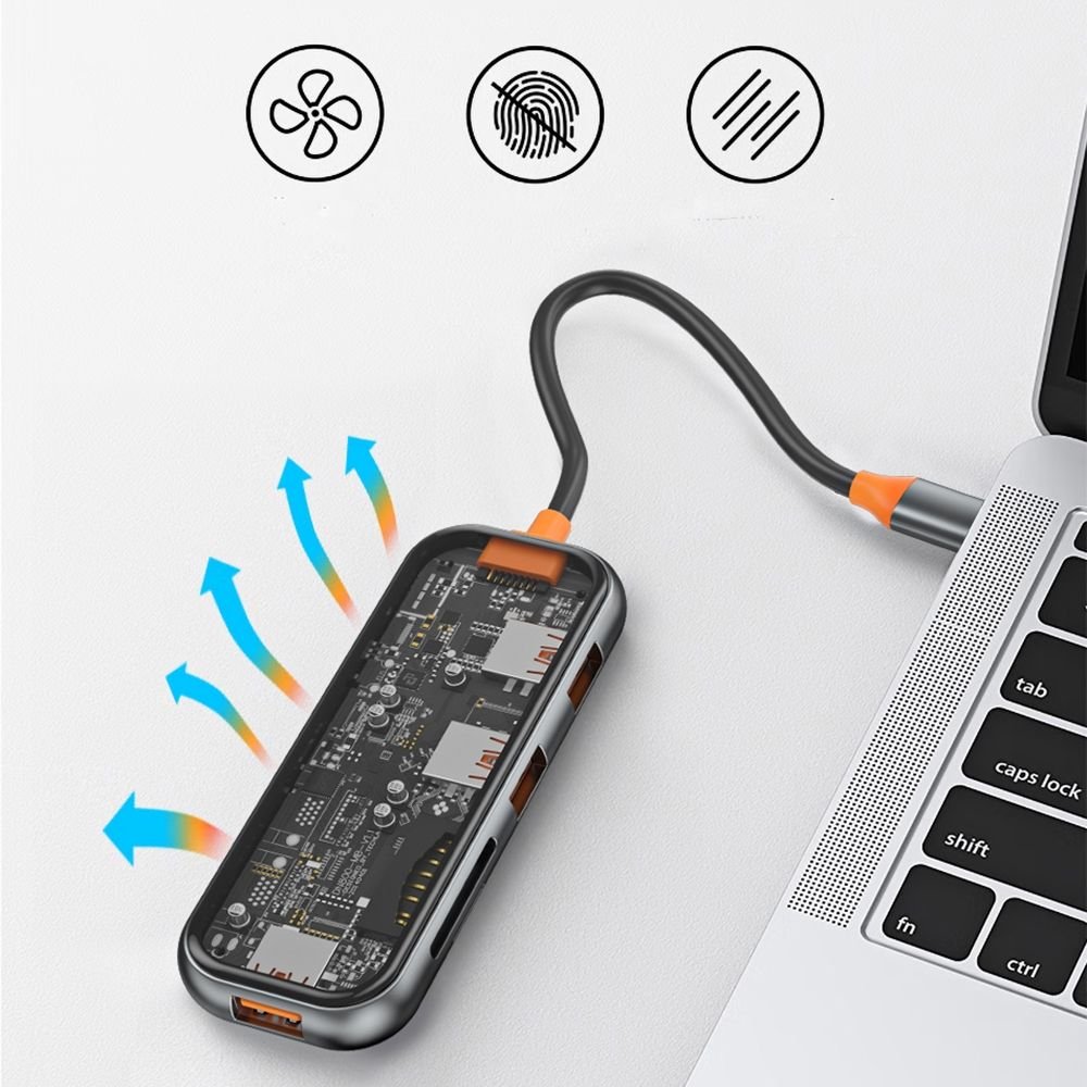 WiWU Cyber Series 5 in 1 USB Type-C Hub