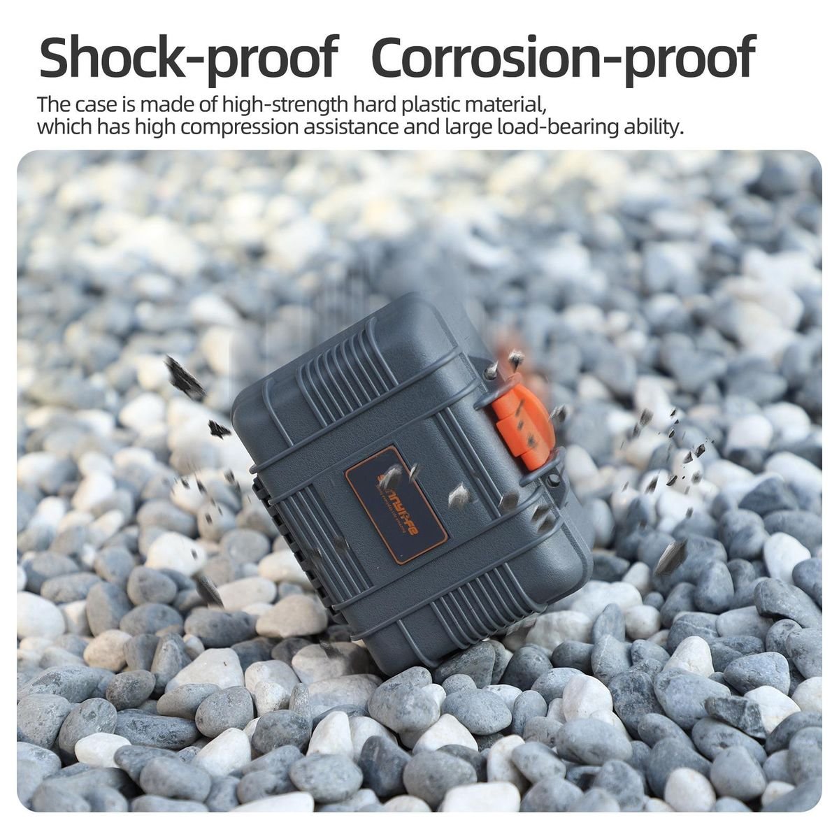Sunnylife Mini Hard Case for Osmo Action 6 - Waterproof Hard Shell Storage - Image 5