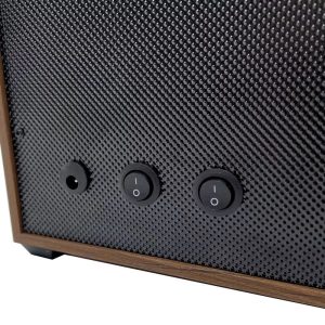 USB Powered Four Watch Winder with Glass Door-LED Backlit (Walnut Finish) - Image 5