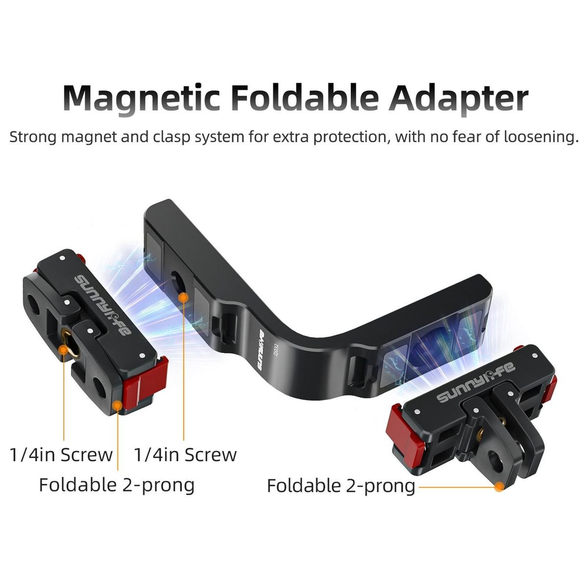 Sunnylife Vertical/Horizontal Mount with Magnetic Adapter for Osmo 360 - Image 5