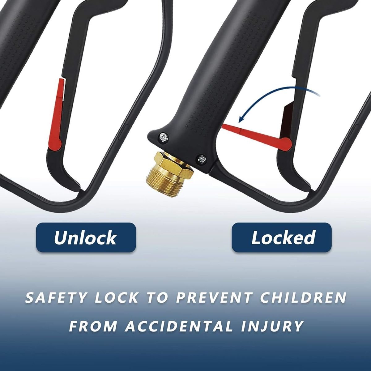 High-Pressure Washer Trigger Gun with 5 Nozzle Tips + Kärcher Adapter - Image 5