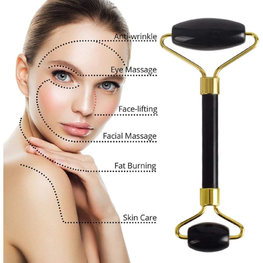 3-in-1 Facial Set - Refillable Ice Roller + Gua Sha + Dual-End Face Roller