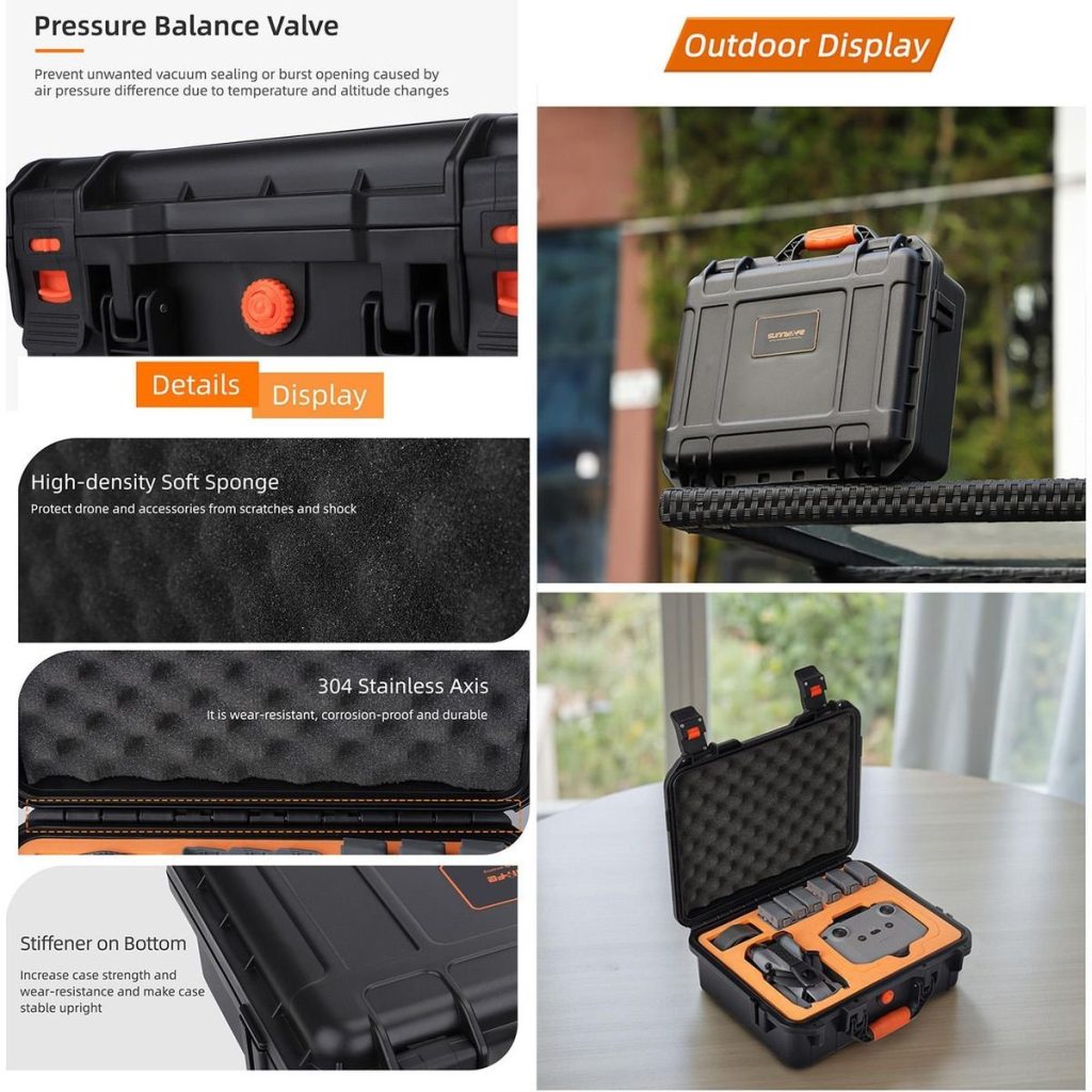 Sunnylife Waterproof Hard Case Compatible With DJI Mini 5 Pro / Lito X1