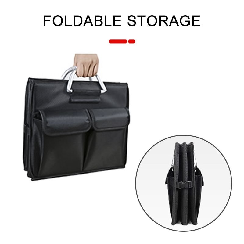 66L Waterproof Foldable Non-Slip Car Boot Organiser