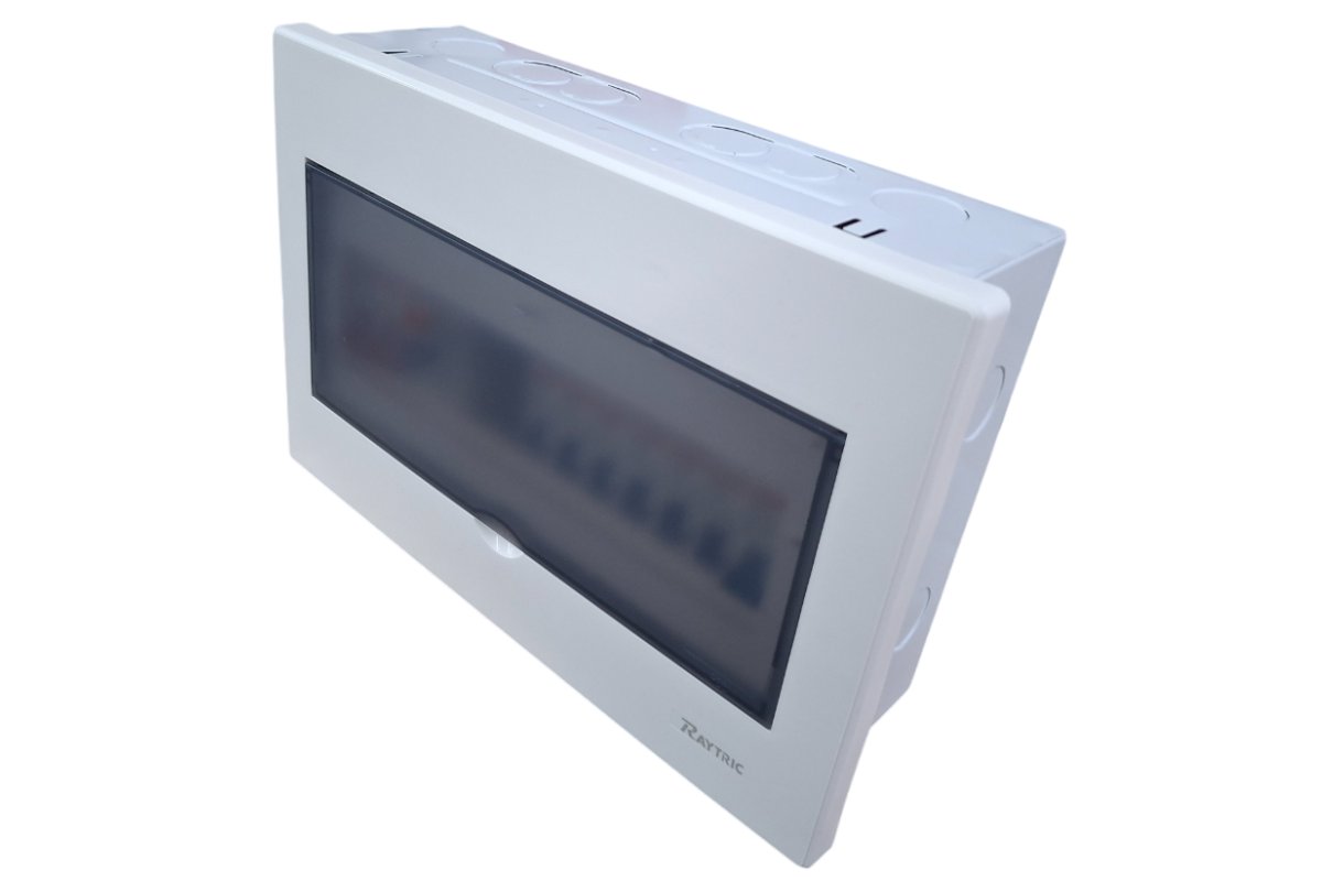 Raytric 12 Way Din Populated Flush PVC Distribution Box ( Metal Base ) - Image 5
