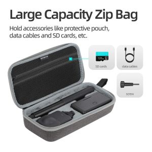Sunnylife Hardshell EVA Carry Case Compatible With DJI Osmo 360 (Grey) - Image 5