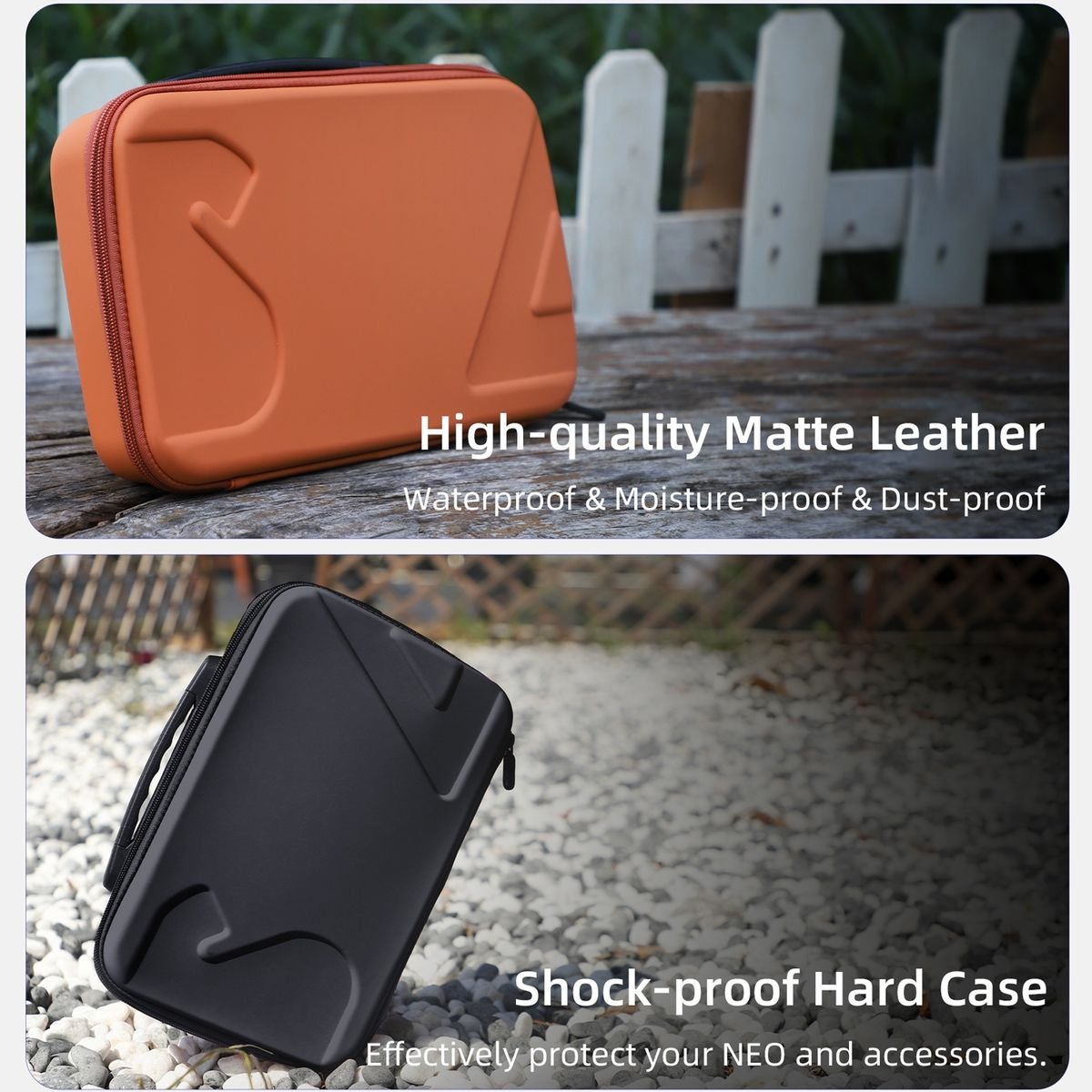 SunnyLife Hard Carry Case for DJI Osmo Action 5 Pro / 4 / 3 - Black - Image 5